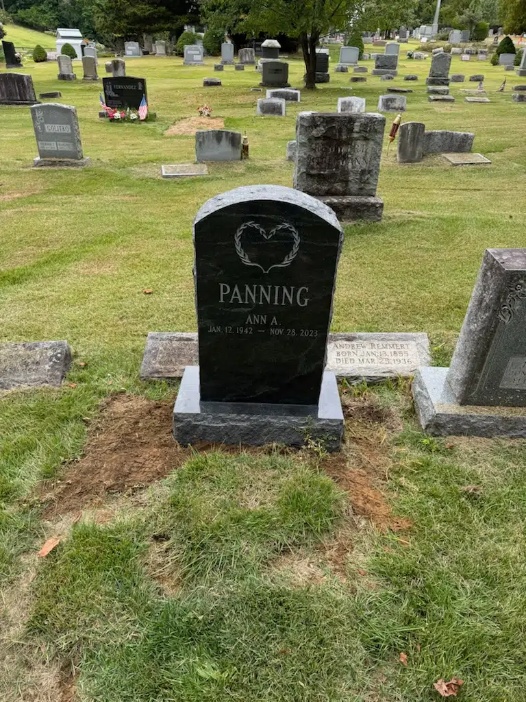 Granite (laser-engraved) Laser-Engraved Headstone hand-carved by Laser Memorials in NJ — image 2