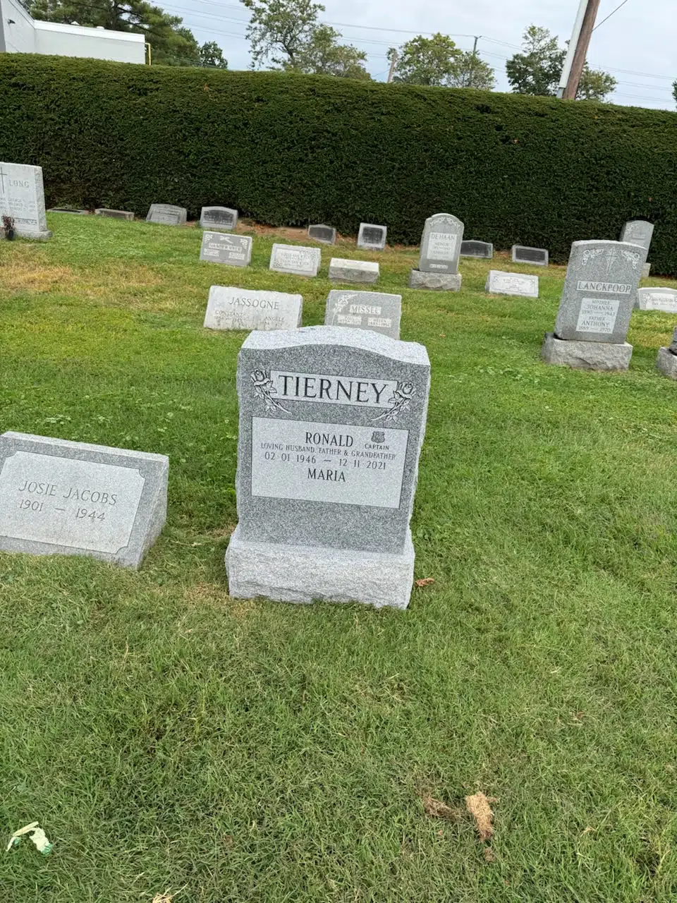 Granite (laser-engraved) Laser-Engraved Headstone hand-carved by Laser Memorials in NJ — image 5