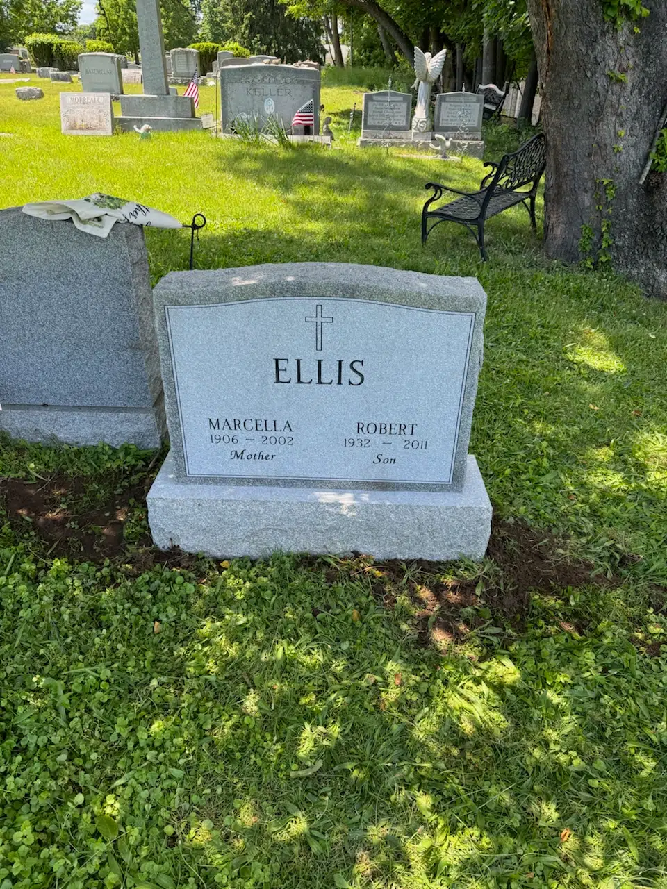 Granite (laser-engraved) Laser-Engraved Headstone hand-carved by Laser Memorials in NJ — image 4